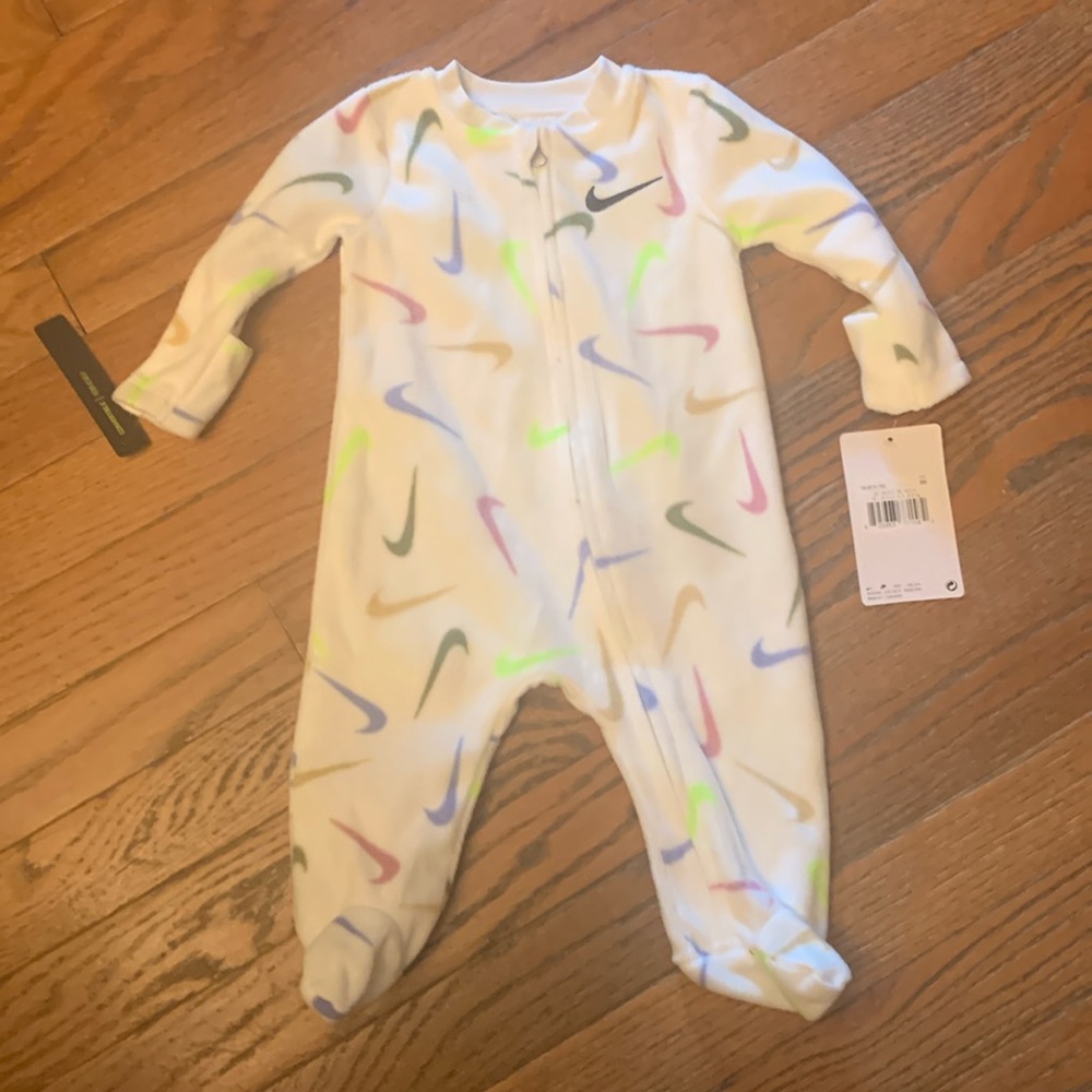 Baby Nike footie pajamas